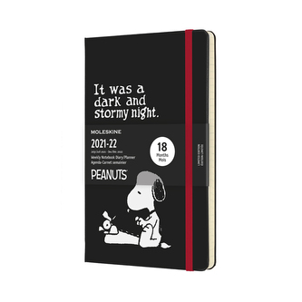 Moleskine Snoopy plánovací zápisník 2021-2022  L