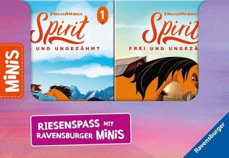 Verkaufs-Kassette \"Ravensburger Minis 10 - Dreamworks Spirit Frei und Ungezähmt\"