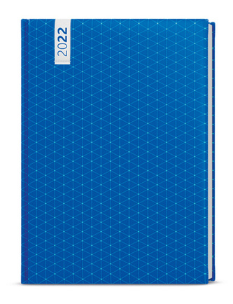 Týdenní diář B6 Lamino Modrý