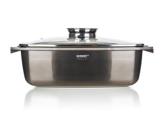 Pekáč BANQUET Metallic Platinum 5,7l s poklicí
