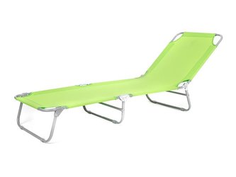 Lehátko zahradní HAPPY GREEN Sunbay 186x53x24cm Light Green