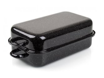 Pekáč BANQUET hranatý s poklicí 35cm