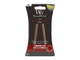 WoodWick Cinnamon Chai vonné tyčinky Auto Reeds do auta náhradní náplň