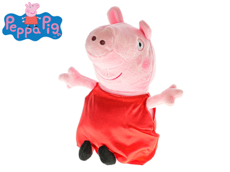 Peppa Pig Happy Party 31cm plyšový červené oblečení 0m+