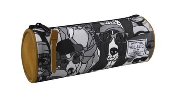 Piórnik Psy czarno - biały