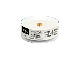 WoodWick Coconut & Tonka svíčka petite 31g