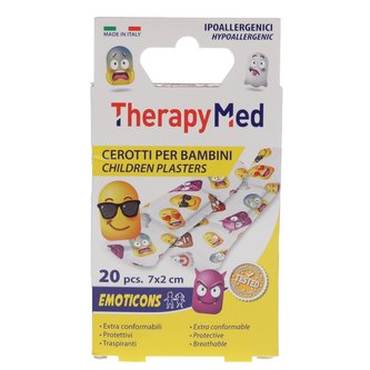 Therapy Med náplast hypoalergenní transparentní EMOTICON 20 ks 7x2 cm
