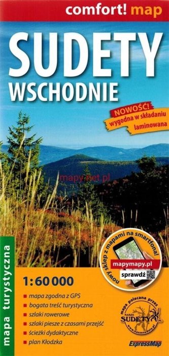 Comfort! map Sudety Wschodnie 1:60 000