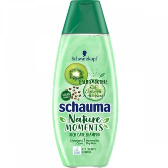 Schauma šampon s kiwi, okurkou a konopím 400 ml