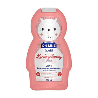 On line le petit 3v1 šampon, mycí  a sprchový gel Bonbón 350 ml