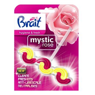 Brait kostka do WC - vůně mystic růže 45 g