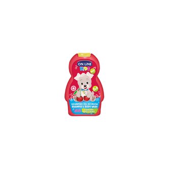 On line kids 2v1 šampon a sprchový gel NEW Sweet cherry 250 ml