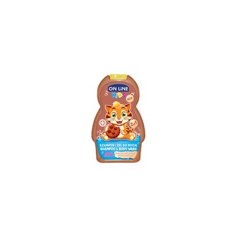 On line kids 2v1 šampon a sprchový gel NEW Chocolate 250 ml