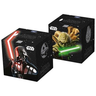 Kapesníky Star Wars v krabičce 60 s potiskem 3 vrstvé