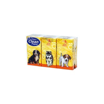 Kapesníky Pets classic s potiskem 4 vrstvé, folie 6 ks