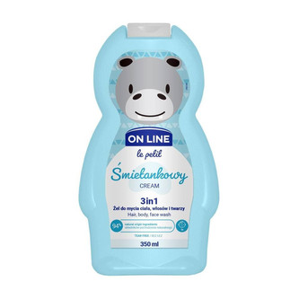 On line le petit 3v1 šampon, mycí  a sprchový gel Krém 350 ml