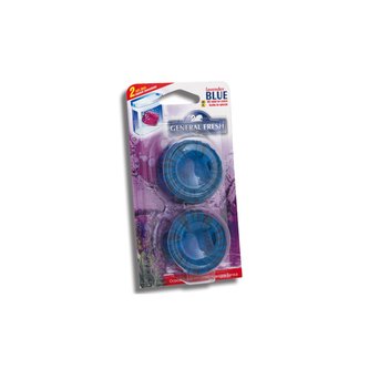 GF tableta do WC splachovače DUOpack - vůně levandule 2x40 g