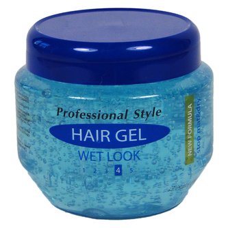 Gel na vlasy Professional wet look (modrý) 225 ml