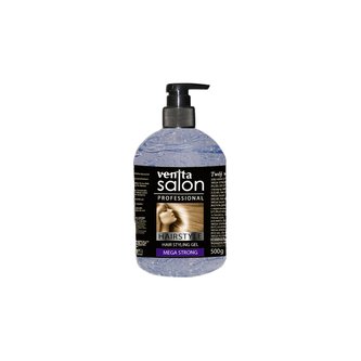 Styling hair gel s pumpičkou extra silný (fialový) 500 ml