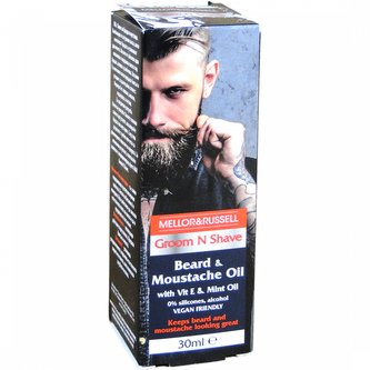 Groom N Shave Vegan olej na vousy a kníry 30 ml