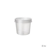 Dóza s víčkem 0,05 l 6 ks