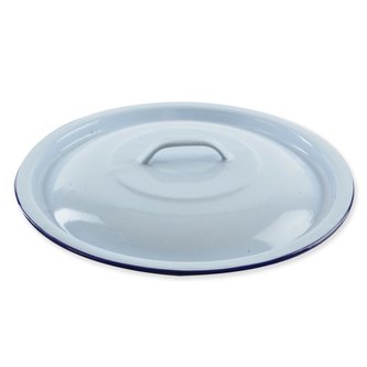 Smaltovaná poklice na vědro pr. 30 cm