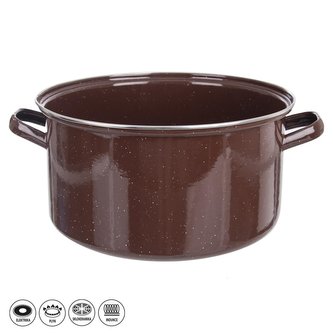 Kastrol BROWN Lem 19 l