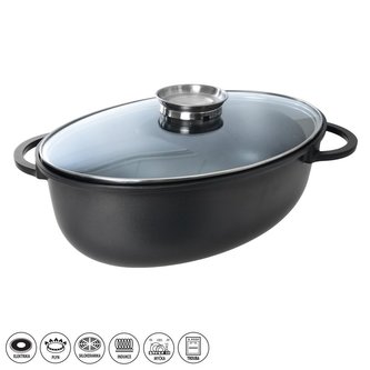 Pekáč AROMA s poklopem 43x30x13,5 cm