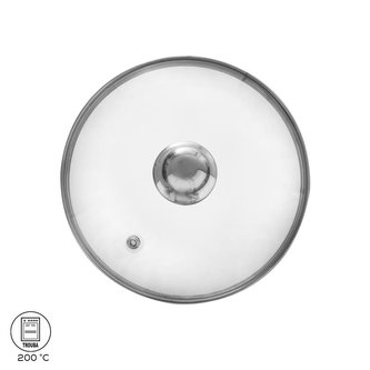 Skleněná poklice pr. 22 cm