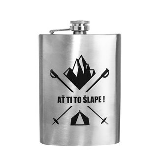 Kapesní láhev AŤ TI TO ŠLAPE 0,24 l
