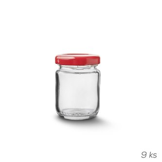 Zavařovací sklenice s víčkem 60 ml  9 ks