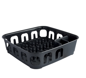 Odkapávač na nádobí ESSENTIALS černá 40x40x11cm