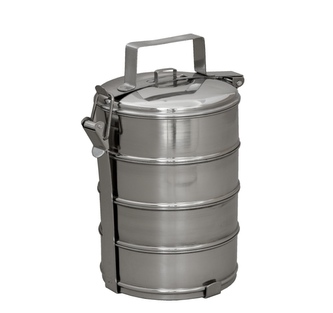 Jídlonosič nerez 4x1200ml misky 25x16cm