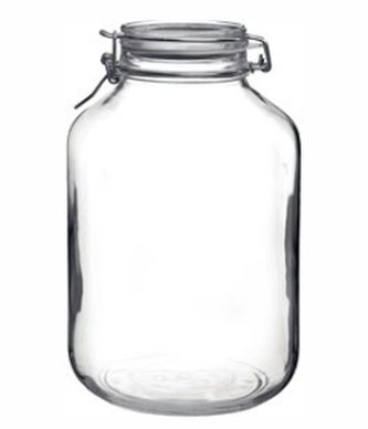 FIDO čiré víko zavař. skl. 5 l drát