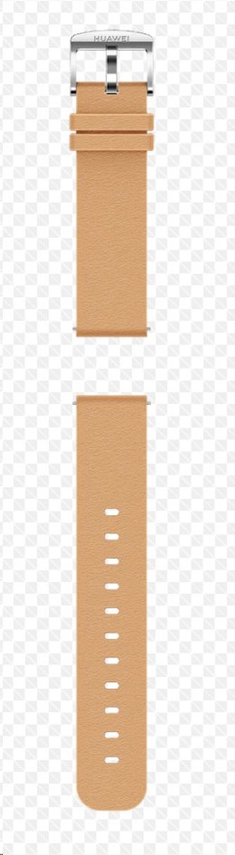 Huawei Original Kožený řemínek Khaki pro Watch GT 2 42mm (EU Blister)