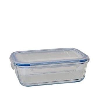 Dóza tvrzené sklo,plast víko 1,5l 23x17x8cm