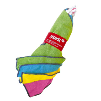 Utěrka z mikrovlákna 4ks YORK 30x30cm