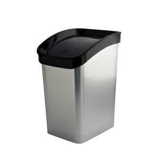 Odpad koš  12l STŘÍBRNÝ