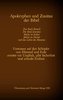 Apokryphen und Zusätze der Bibel: Das Buch Baruch, Der Brief Jeremias, Stücke zu Esther, Stücke zu Daniel und das Gebet des Mana