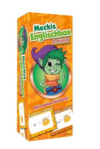 Karteikarten Meckis Englischbox 2. Klasse