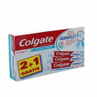Colgate Complete extra fresh zubní pasta XXL Pack 3x75ml