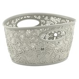 Curver úložný dekorativní košík Victoria, krémový, 23x12cm