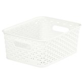 Curver My Style košík styl Rattan s úchytem, krémový