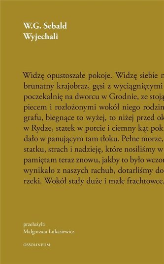 Sebald T.3 Wyjechali