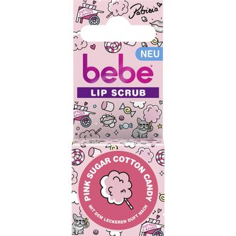Bebe cukrový scrub na rty Růžová cukrová vata 12g