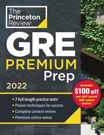 Princeton Review: Princeton Review GRE Premium Prep, 2022