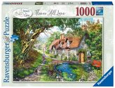 Ravensburger Puzzle - Květinový kopec 1000 dílků