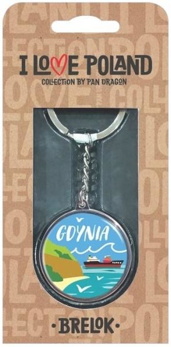 Brelok I love Poland Gdynia ILP-BRE-A-GDY-01