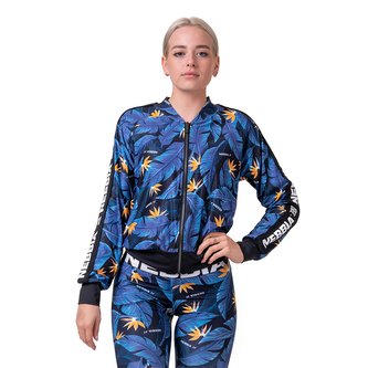 Dámská mikina Ocean Power blue - NEBBIA - Velikost S