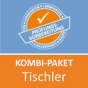 AzubiShop24.de Kombi-Paket Tischler Lernkarten